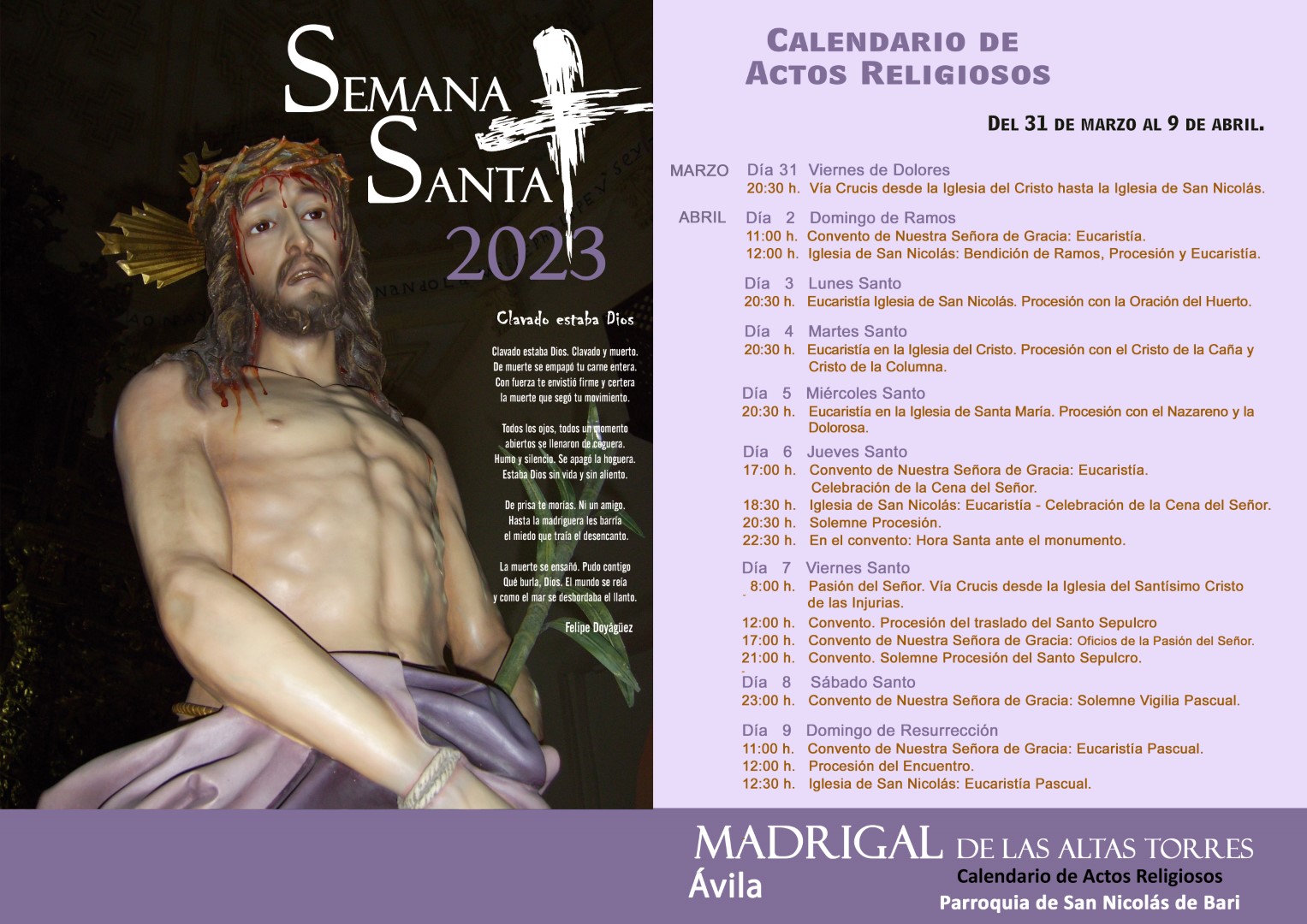 Semana Santa en Madrigal de las Altas Torres  